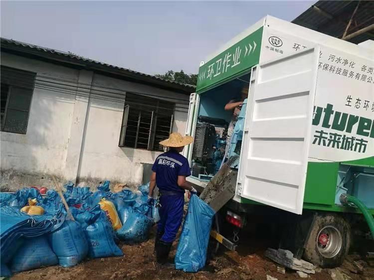 多伦工业污泥压干处理